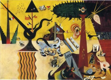 El campo labrado Joan Miró Pinturas al óleo